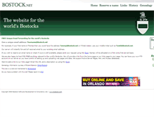 Tablet Screenshot of bostock.net